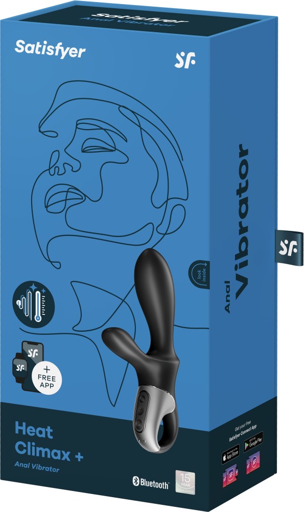 Satisfyer Heat Climax+ vibratore anale riscaldante con app