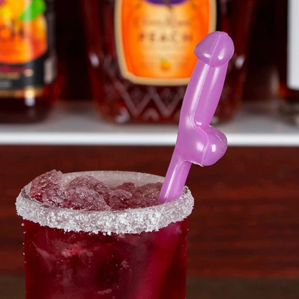 Kheper Games Naughty Straws cannucce fosforescenti 8 pezzi