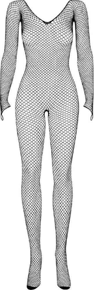 Obsessive N109 catsuit bodystocking rete nera