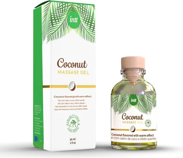 Intt Massage Gel Cocco Gel Massaggio Riscaldante vegano