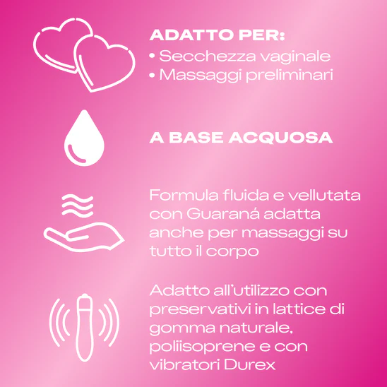 Durex Massage 2 in 1 Stimulating gel guaranà 200 ml
