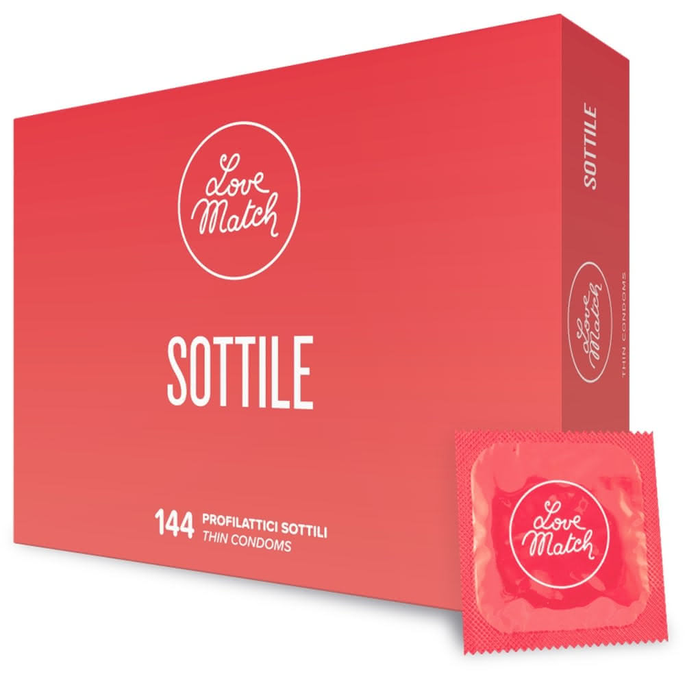 Love Match Sottile preservativi 144 pezzi ultrasottili
