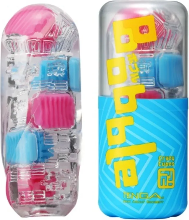 Tenga Bobble Crazy Cubes masturbatore elastomero 165 mm