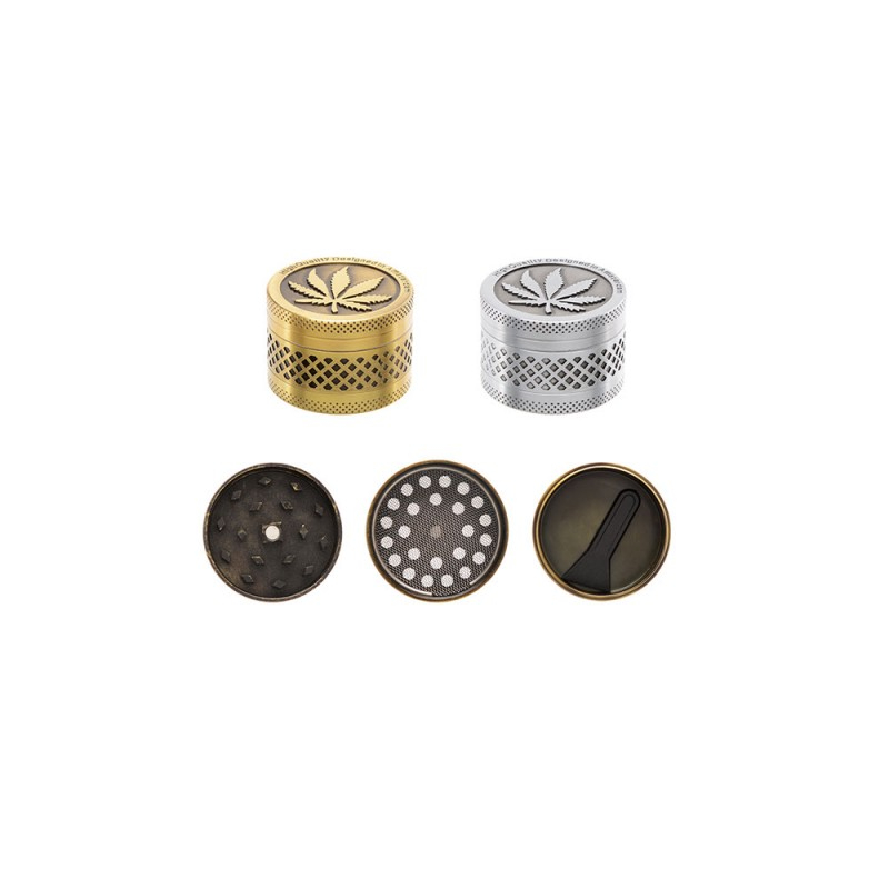 Atomic Grinder 40 mm tritatabacco metallo 4 parti