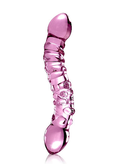 Pipedream Icicles No.55 dildo vetro doppia stimolazione G e P