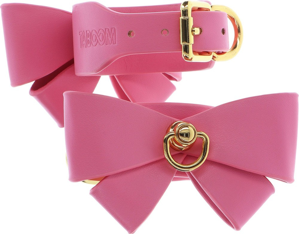 Taboom Malibu cavigliere bondage rosa regolabili