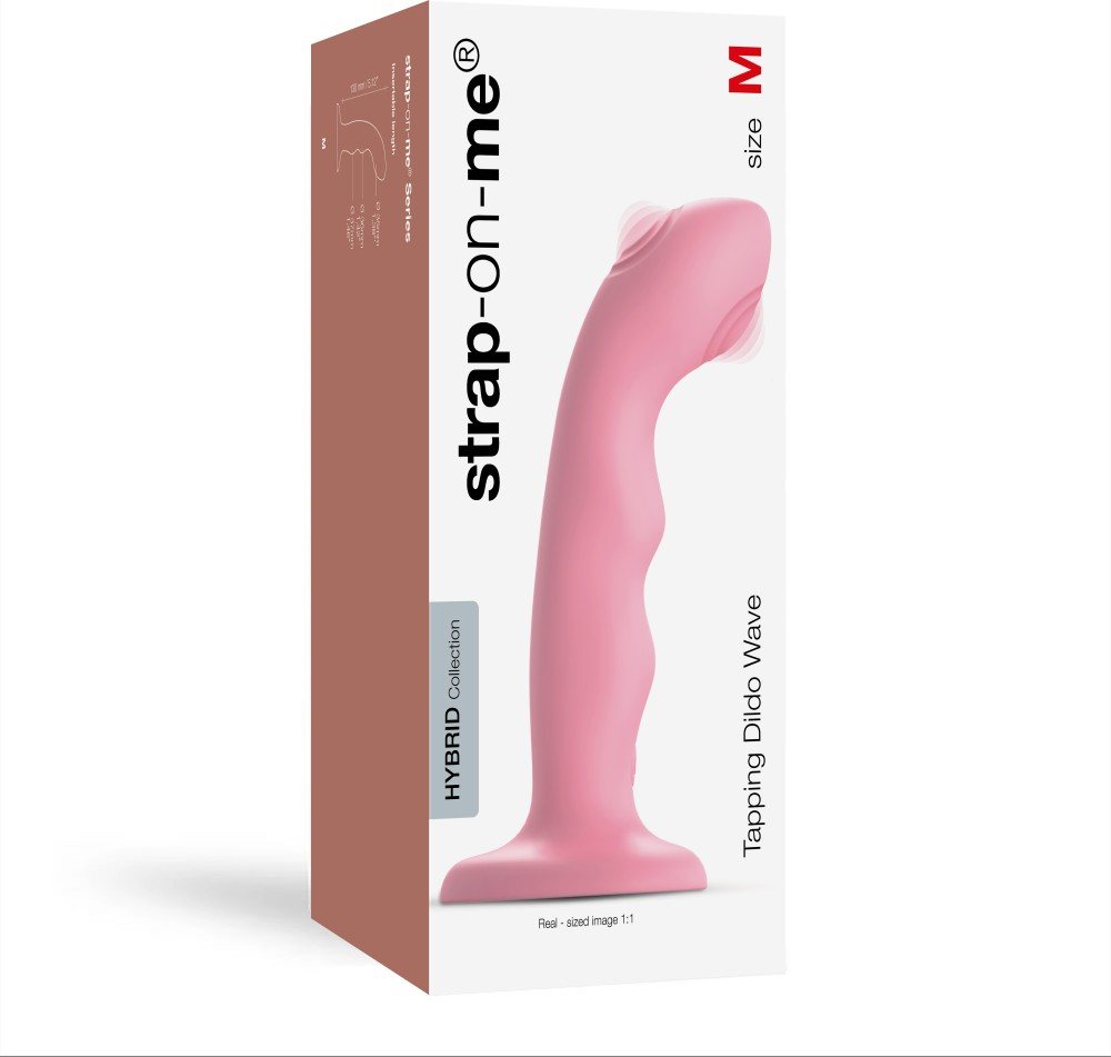 Strap-On-Me Tapping Dildo Wave dildo vibrante ventosa