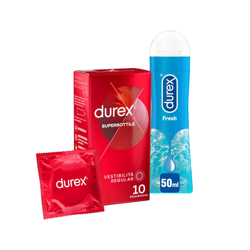 Durex Supersottile Regular preservativi 10 pz misura regolare