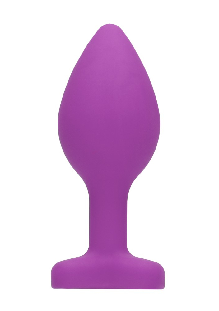 Ouch! Diamond Heart Regular plug anale viola silicone