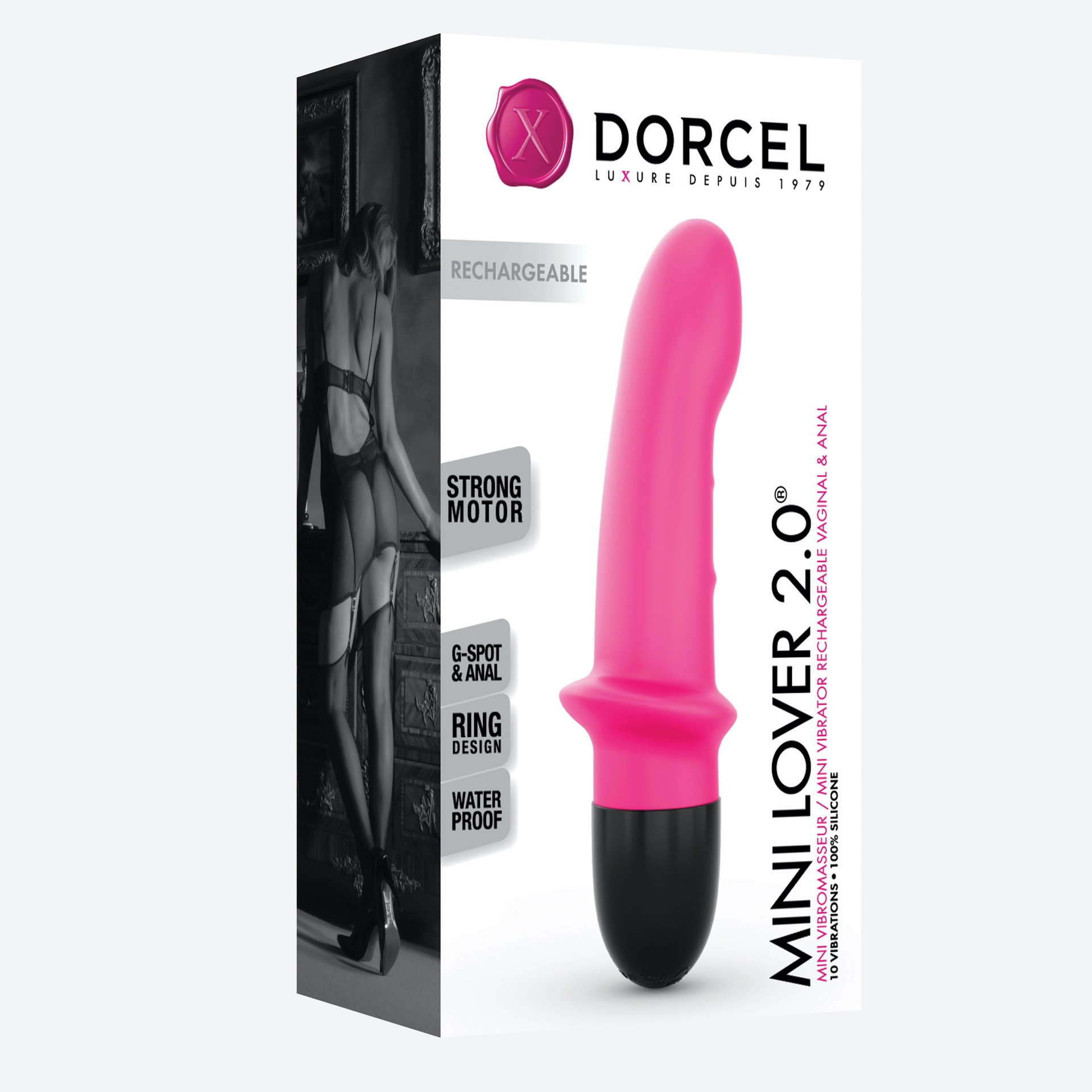 Dorcel Mini Lover 2.0 mini vibratore ricaricabile 10 modi