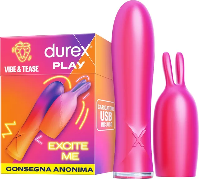 Durex Play Vibe & Tease vibratore 2in1 7 vibrazioni