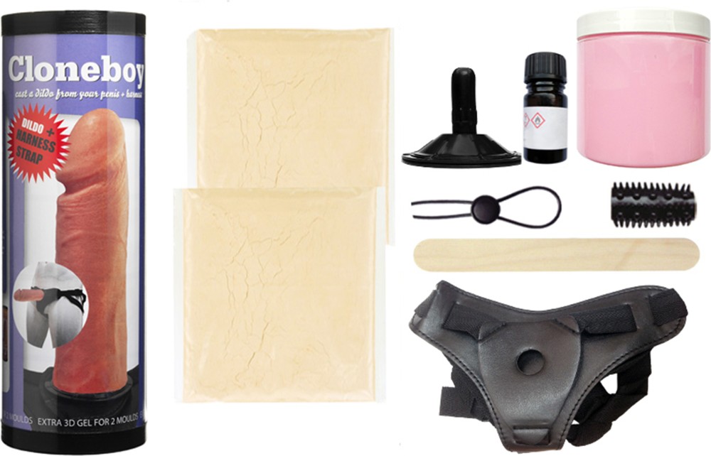 Cloneboy Strap-On kit dildo fai da te con harness silicone