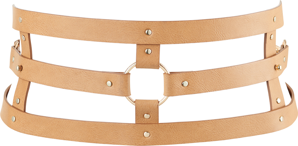 Bijoux Indiscrets Maze Wide Belt cintura con manette