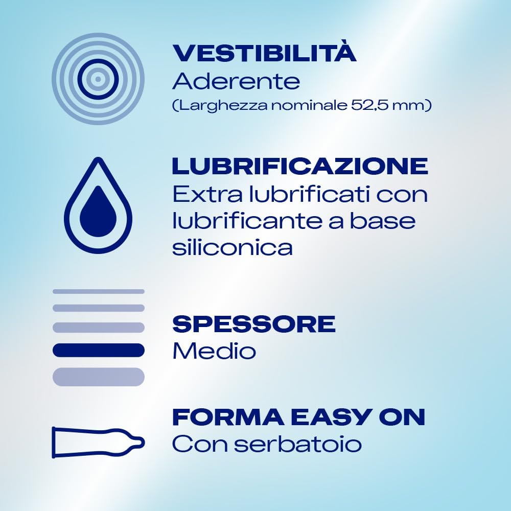 Durex Settebello Classico Preservativi 40 Pezzi Standard