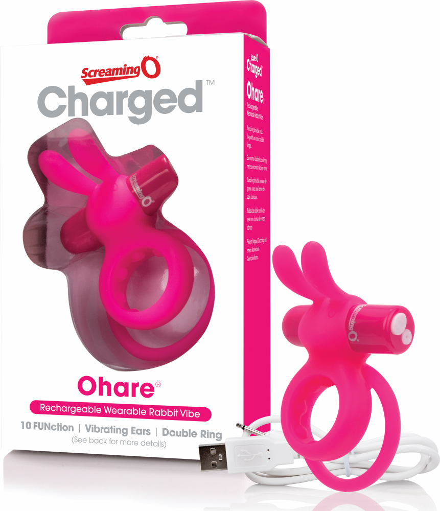 Screaming O Charged Ohare anello vibrante doppio rabbit