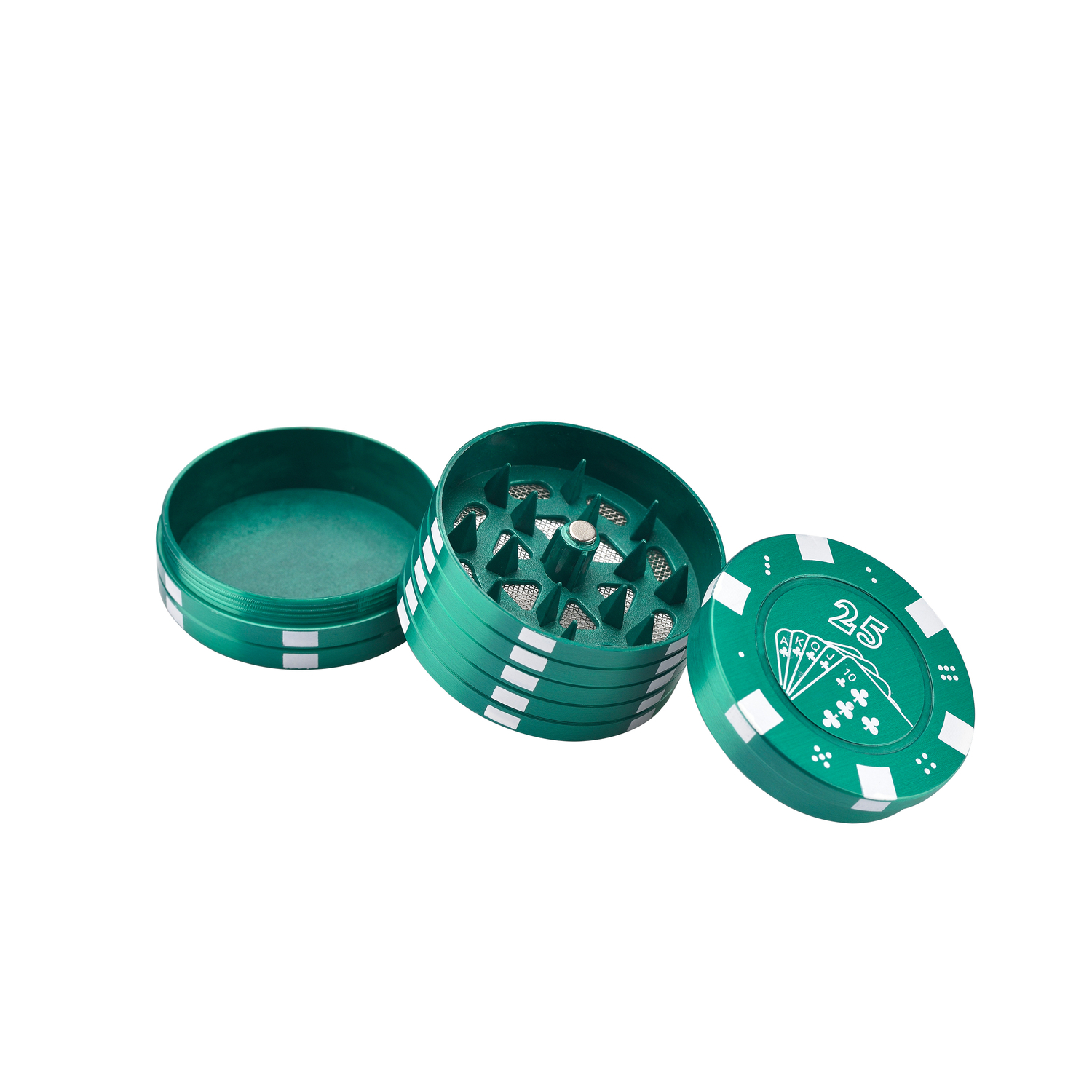 Champ High Chips grinder in metallo 42 mm 3 parti