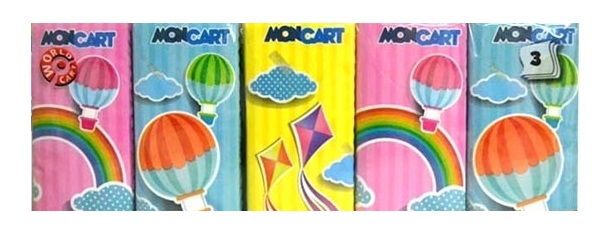 Moncart fazzoletti tascabili 10 pacchetti delicati