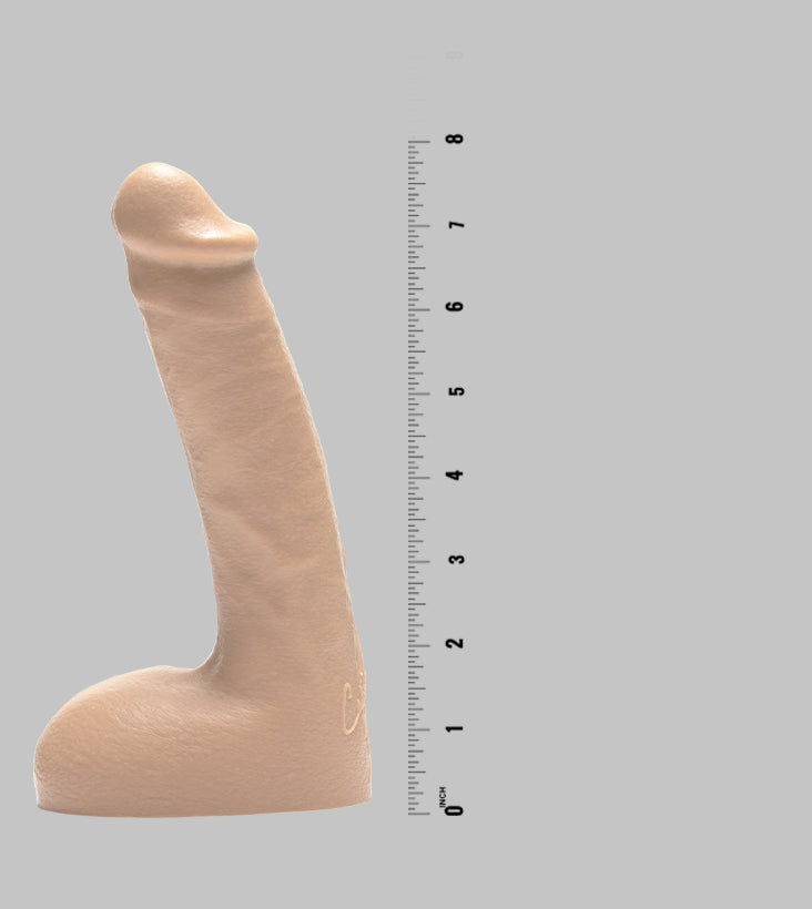 Fleshjack Calvin Banks dildo silicone curvo 19,7 cm