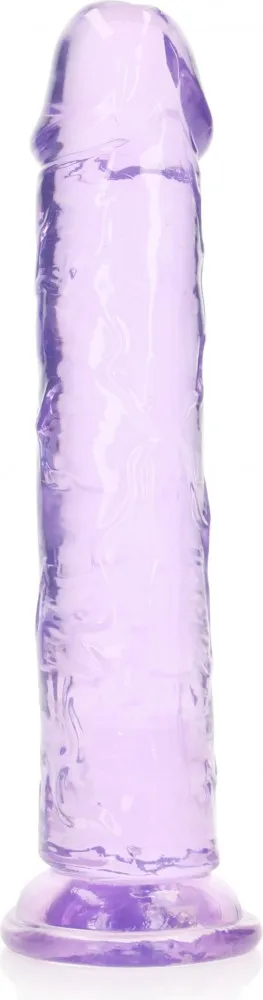 RealRock Straight 9 dildo realistico ventosa viola