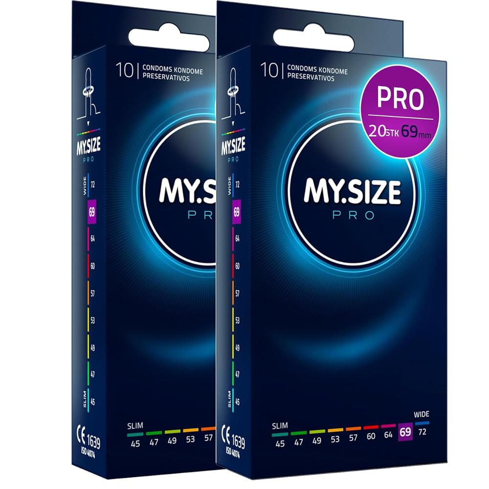 MY.SIZE PRO Elite 72mm Preservativi 20 Pezzi Mega XL