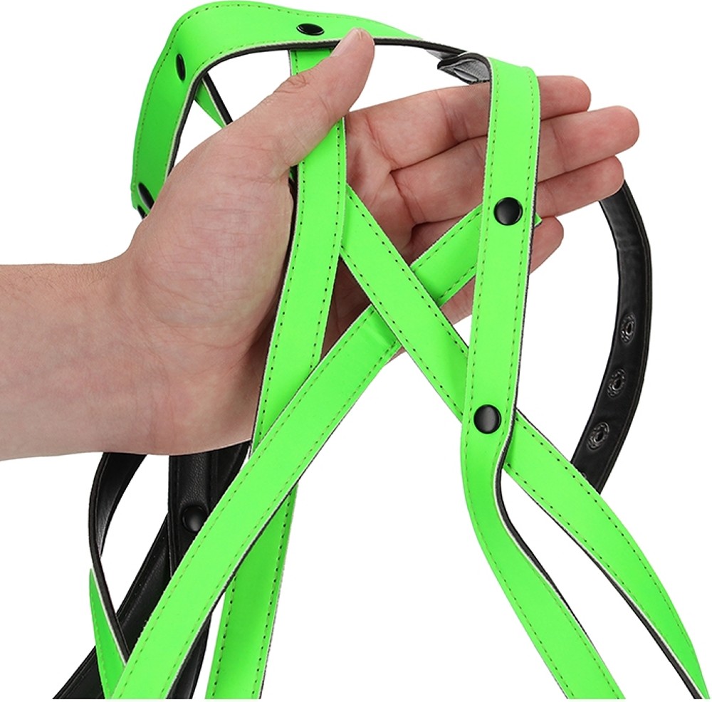 Ouch! Body Harness Glow in the Dark harness S/M fluorescente