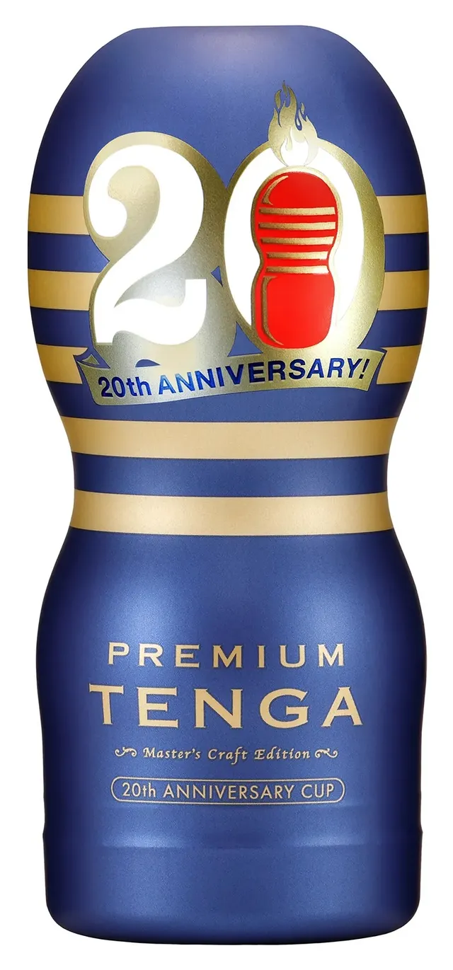 Tenga Premium Cup 20th Anniversary masturbatore monouso lubrificato