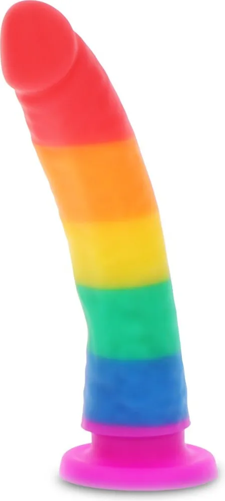 Toy Joy Pride Unicorn Dancer 7 dildo silicone rainbow con ventosa
