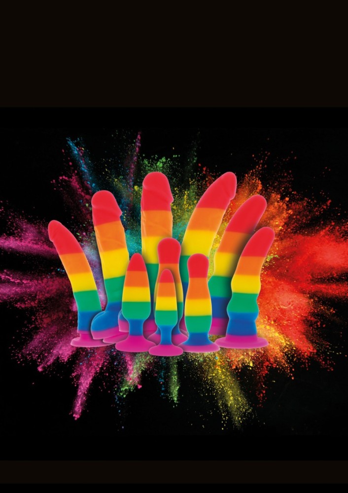Toy Joy Pride Twink Plug Medium plug anale rainbow