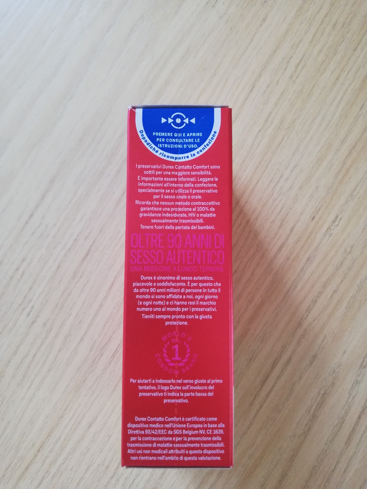 Durex Contatto Comfort preservativi sottili 6 pz lubrificati