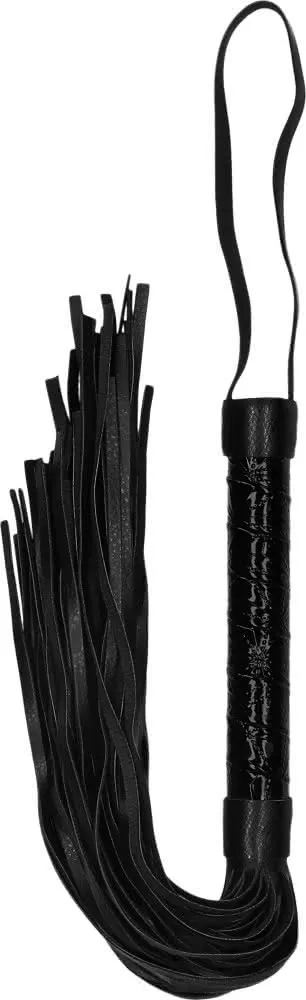 Ouch Luxury Whip frustino finta pelle nero