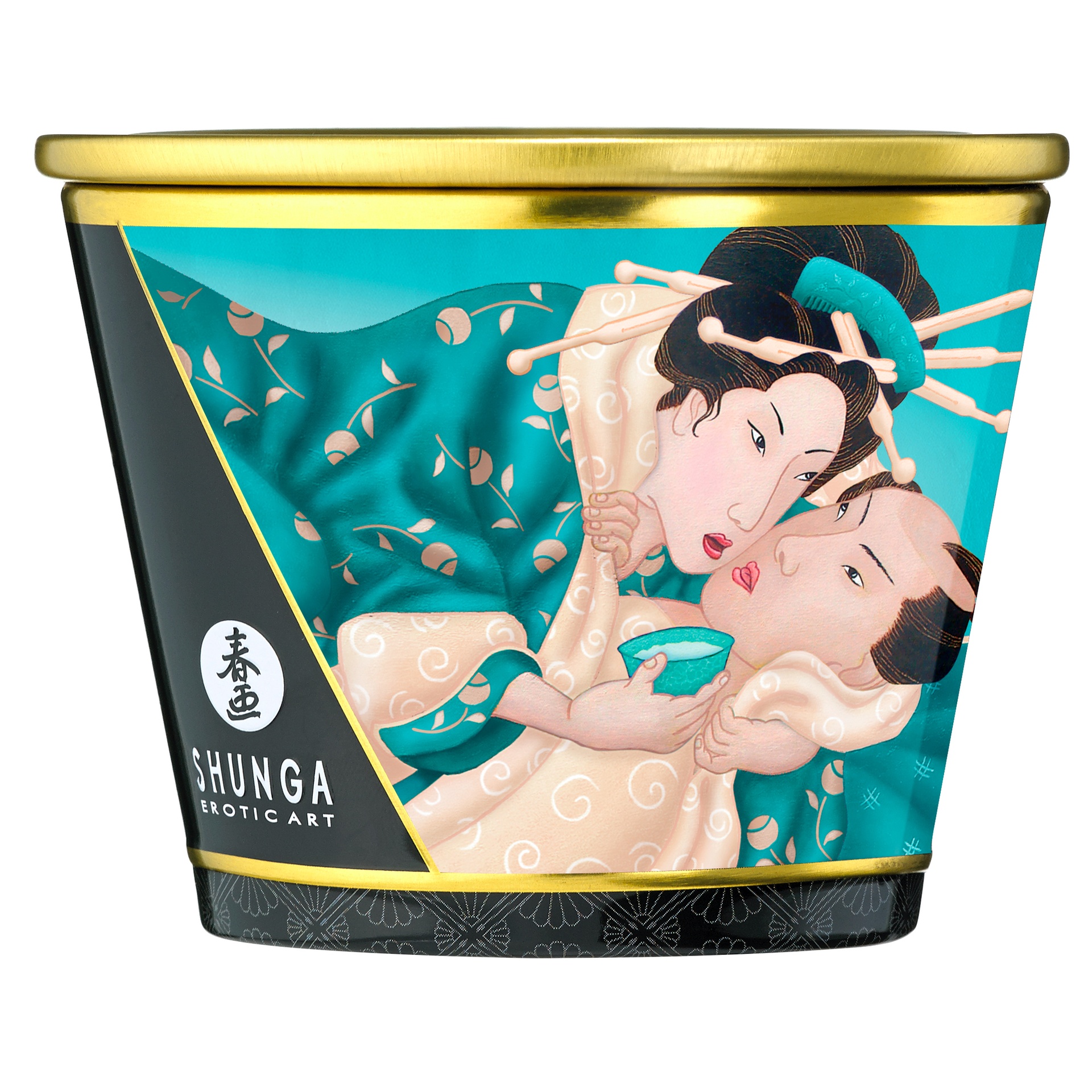 Shunga Erotic Art Sensual candela massaggio fiori isole