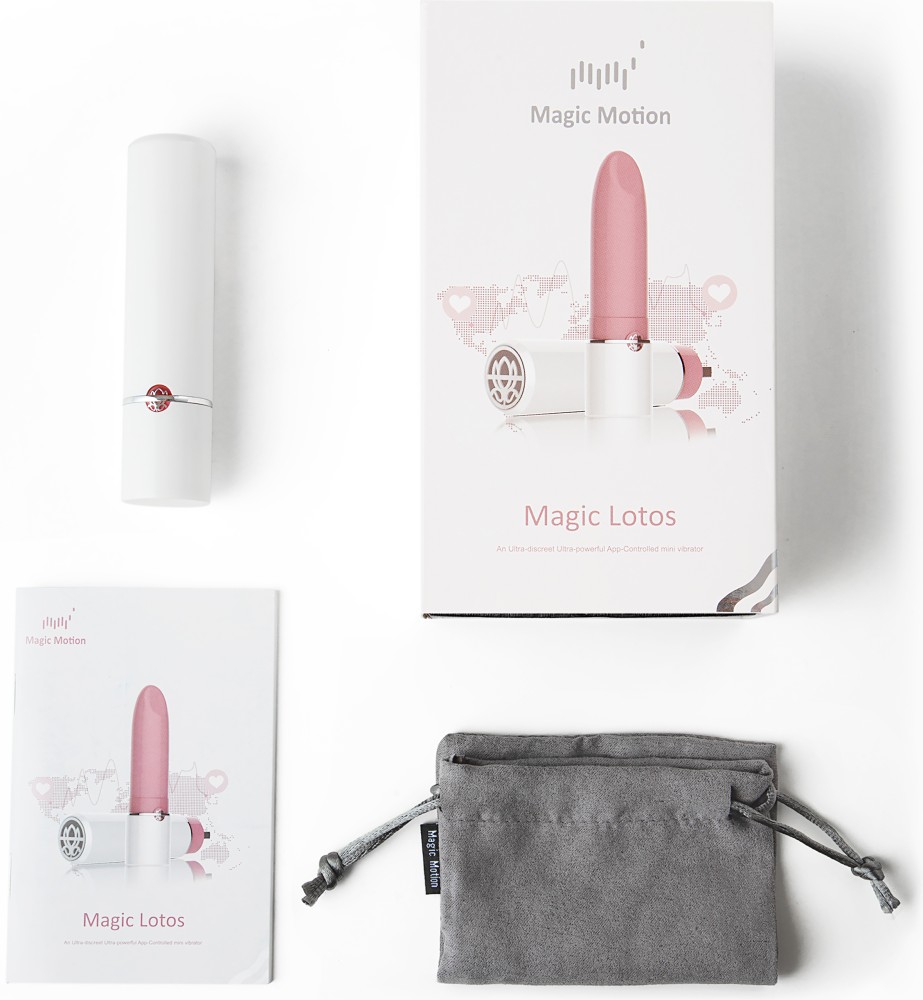 Magic Motion Magic Lotos mini vibratore clitoride rosa con app