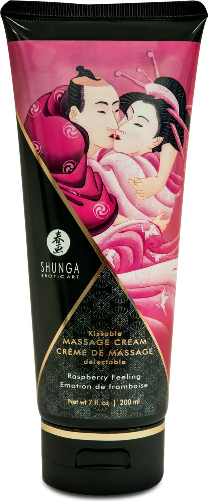 Shunga Edible Massage Cream Lampone 200ml