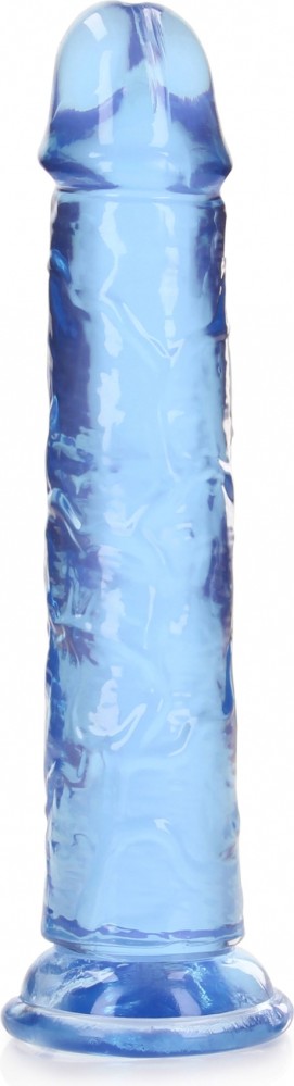 RealRock Straight Suction Cup 7 dildo realistico blu