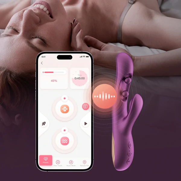 Honey Play Box Gem vibratore rabbit con app