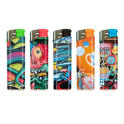 Atomic F10 Graffiti accendino elettronico box 50 pezzi