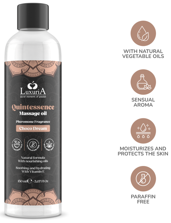 Luxuria Quintessence Choco Dream olio massaggio cioccolato