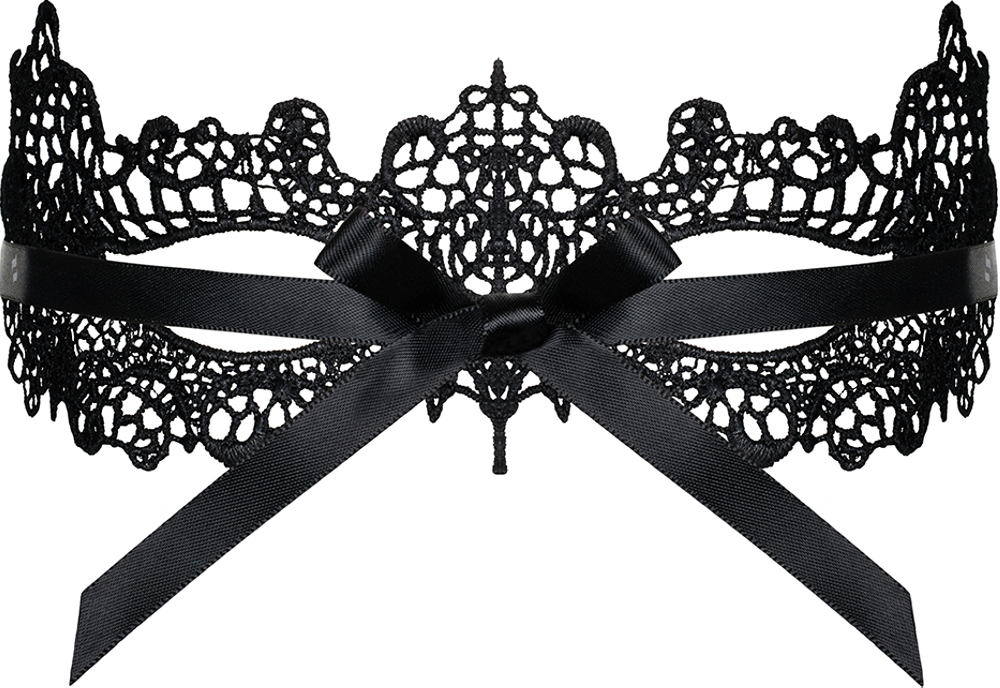 Obsessive A701 maschera sexy nera in pizzo