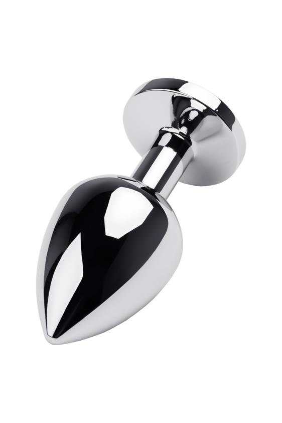 Toyfa 717002 plug anale in metallo 8 cm con pietra