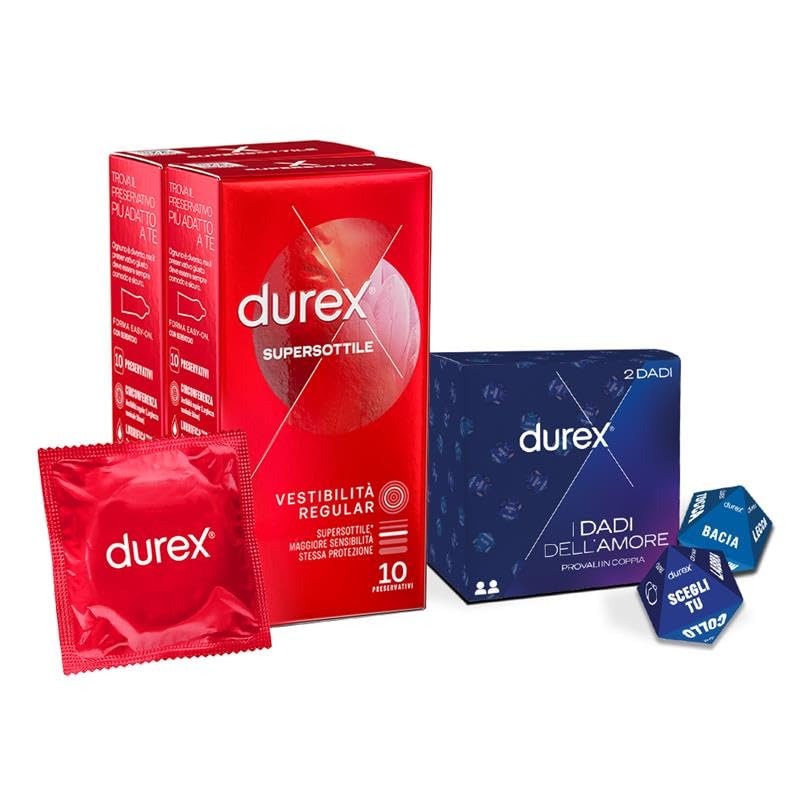 Durex Supersottile Regular preservativi 20 pezzi misura 56 mm