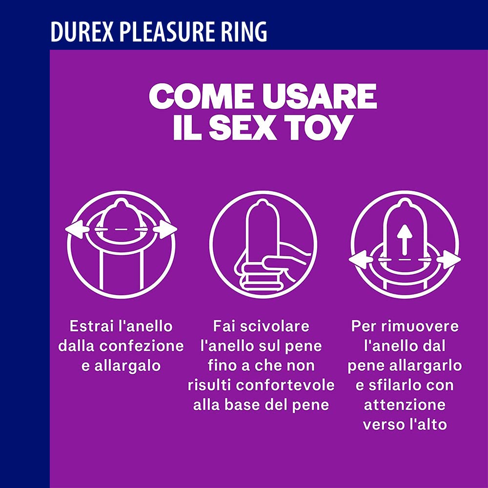 Durex Play Kit Anelli Vibranti 3 pz Stimolanti Coppia