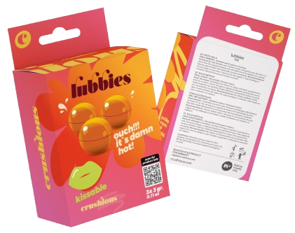 Crushious Lubbies Hot palline brasiliane 3 pz effetto caldo