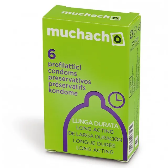 Muchacho Long Acting preservativi ritardanti 6 pezzi