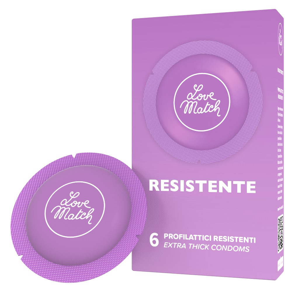 Love Match Resistente Preservativi 6 Pezzi Spessi
