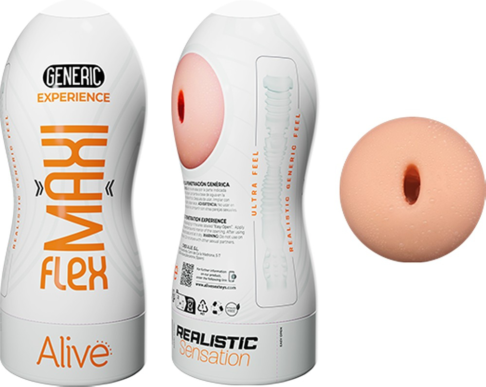 Alive Maxi Flex masturbatore uomo flessibile universale