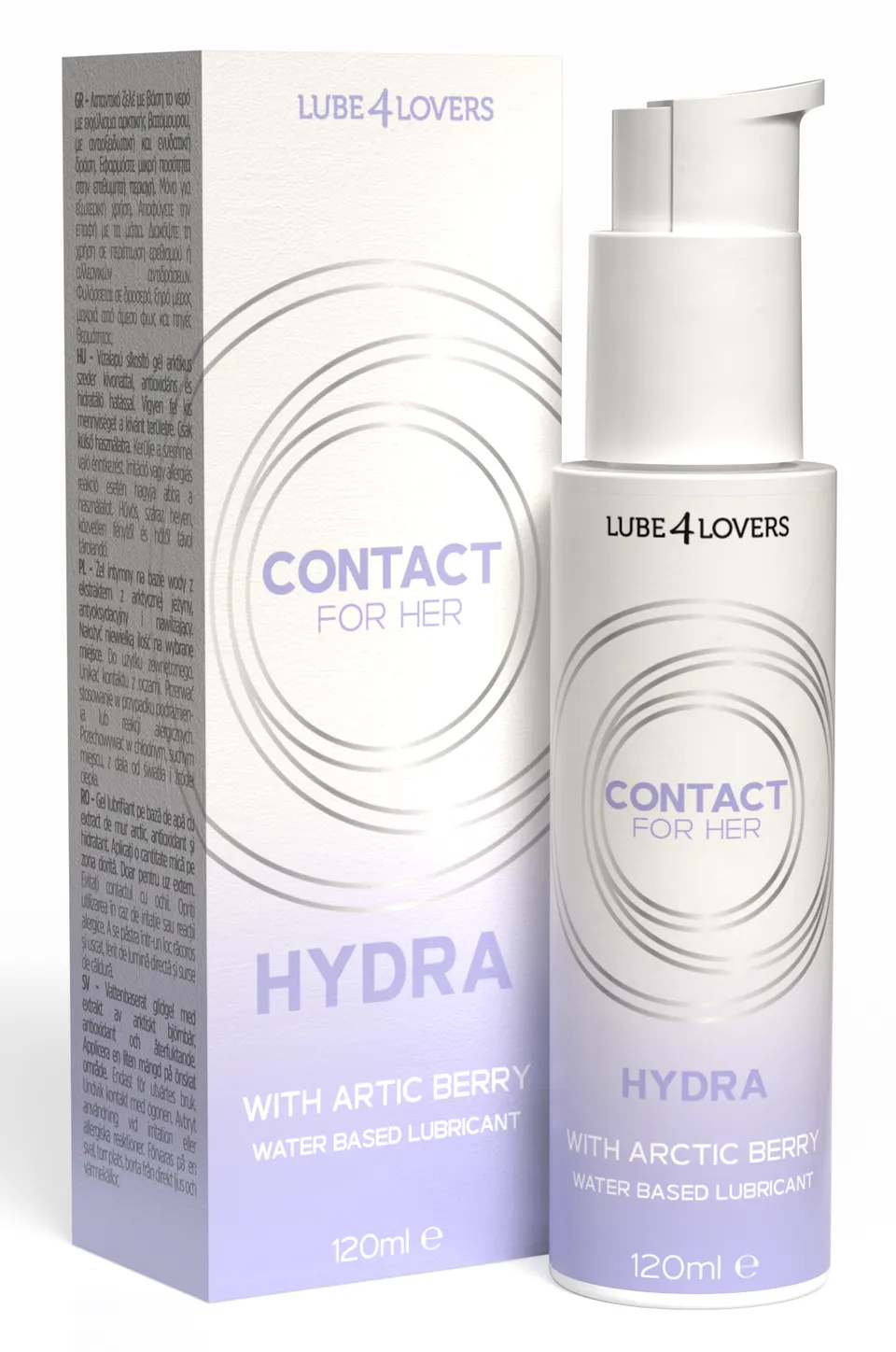 Lube4Lovers Hydra lubrificante vaginale 120 ml mora artica