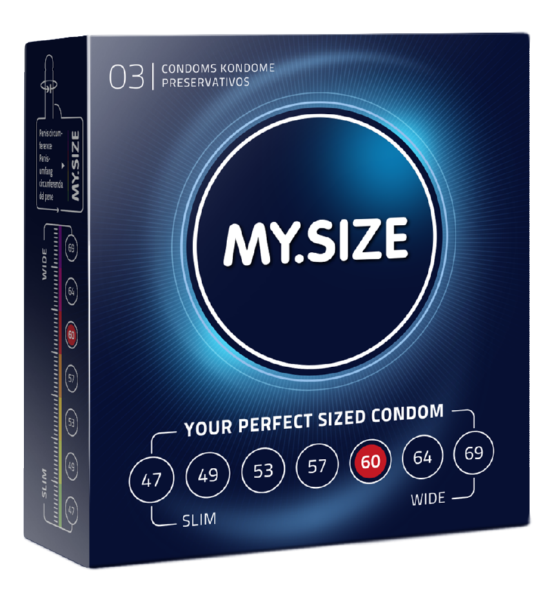 MY.SIZE 47 mm preservativi 3 pezzi misura giusta