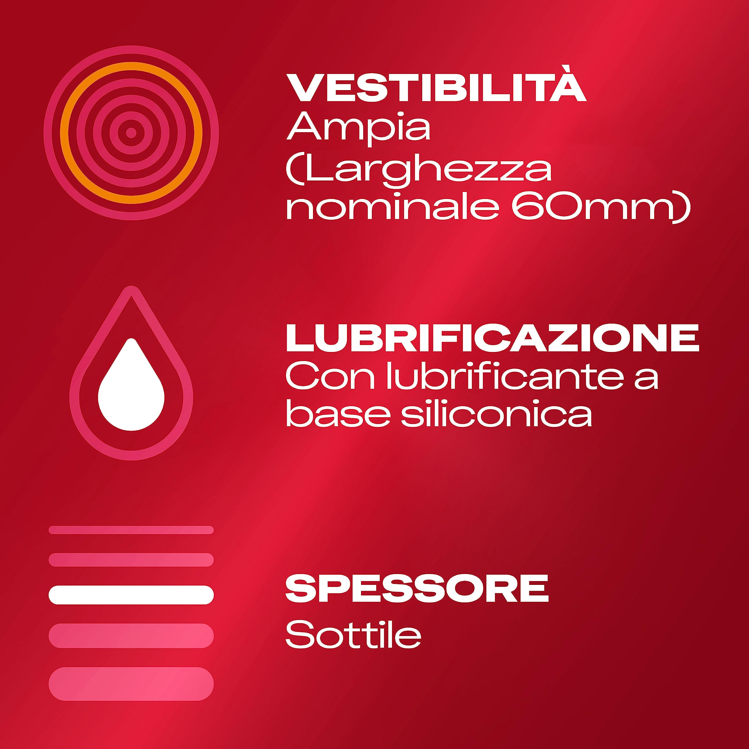 Durex Supersottile XL preservativi 20 pz + dadi sottili
