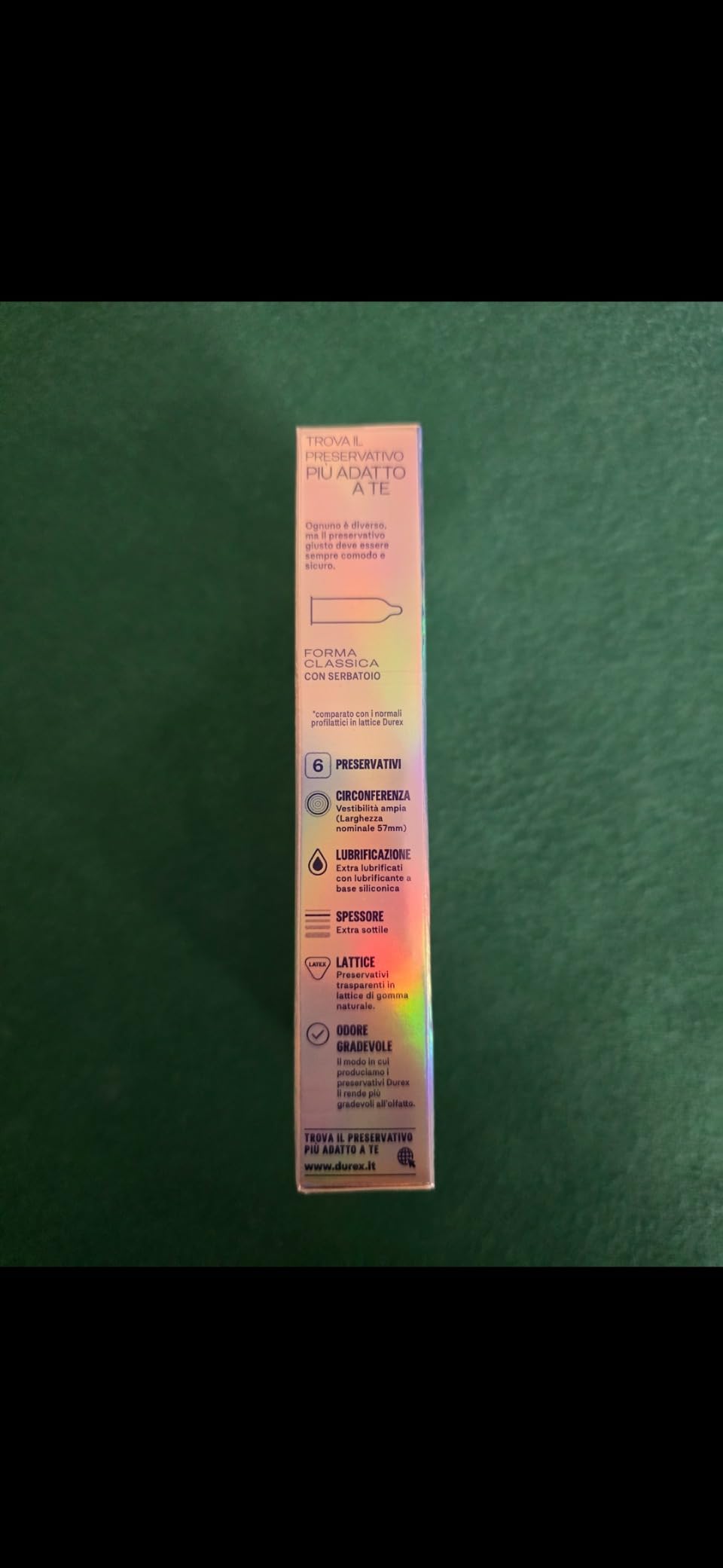 Durex Supersottile Invisible XL preservativi 12 pezzi sottili