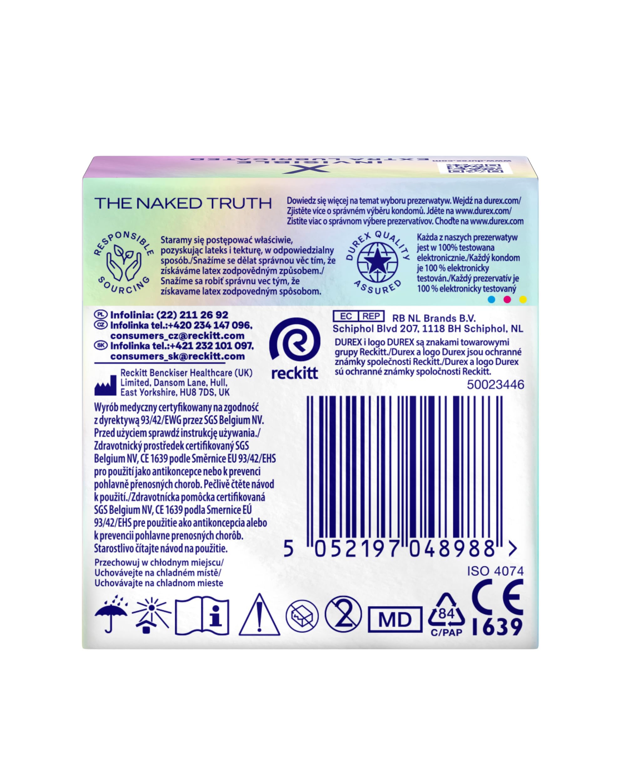 Durex Invisible preservativi extra sottili extra lubrificati
